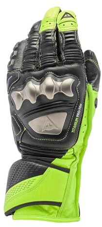 Dainese Full Metal 7 Motorrad Handschuhe, schwarz/gelb, M