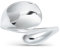 Linawe Chunky Silver Rings for Women, Large Hug Adjustable Rings, Spoon Dome Stackable Cute Thumb Pinky Finger Ring Jewellery