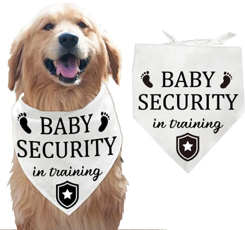 Arricraft Hund Kopftuch, 78x38 cm Sicherheit Beim Training Dreieckiges Bandana, Verstellbares Bequemes Lätzchen, Waschbares Baumwoll-Halstuch Für Große Hunde