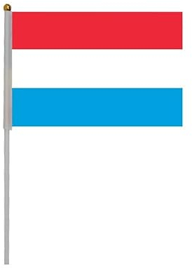 20 Stück Luxemburg Kurbel Flaggen, Luxemburg Mini-Flagge tragbar, Flagge Luxemburg, Kleine Flagge Luxemburg, Mini-Flagge Luxemburg, Flagge Luxemburg, kleine Flagge Luxemburg