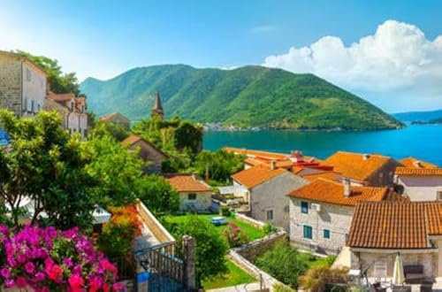 adrium Poster-Bild 90 x 60 cm: Historische Stadt Perast (145689101)