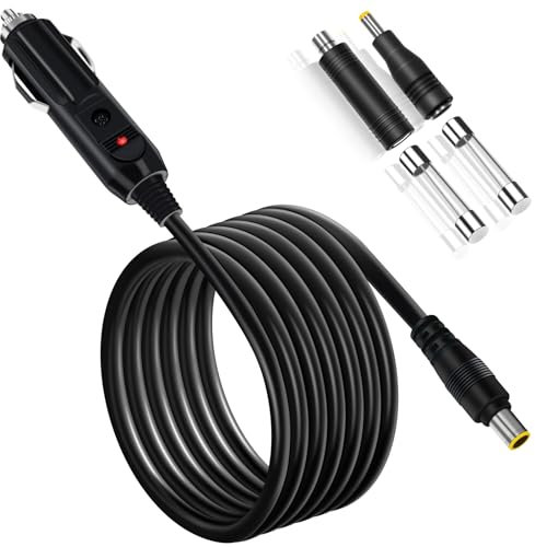 YEZriler Car Charging Cable 14Awg For Jackery Portable Power Station Explorer 3000 2000 1500 1000 500 880 550 300 290 240 160 Jackery Cigarette Lighter Charger Accessories Dc Adapter Cable
