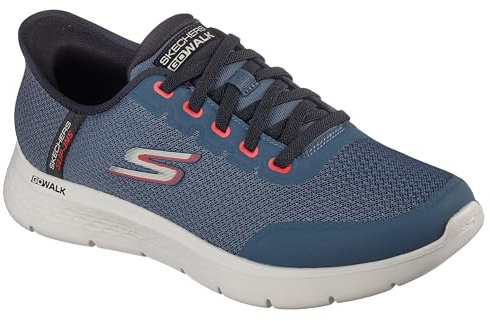 Skechers Men's Go Walk Flex Netro Hands Free Slip-ins Sneaker, Schiefer, 47.5 EU