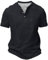 HMIYA Hemd Herren 100% Baumwolle T-Shirts für Herren Kurzarm Henley Knopf Vintage Sommerhemd Beiläufig Männer