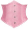 SCARLET DARKNESS Ceinture large gothique viking pour femme à lacets avec ceinture à arêtes de poisson Rose 36