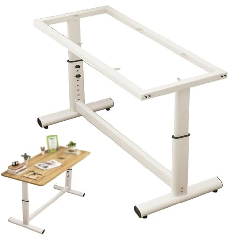 Moderne Industrial Metall Tischgestell Verstellbar Tischbeine Tischkufen Schreibtisch Beine Für Laminat Holzplatte Glasplatte 75x35cm 95x45cm 115x55cm(135x45cm)