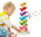 33.8x15.8cm Music Tree Wooden Marble Run, Wooden Musical Tree Colorful Ball Drop Toy, Colorful Rolling Ball Tower Musical Tree Ball Toy, Wooden Music Tree Marble Run Montessoris Toys