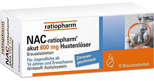 NAC ratiopharm akut 600 mg Hustenlöser Brau 10 St