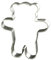 Lares – 1078 Emporte-pièce en Forme d'ours 10 cm