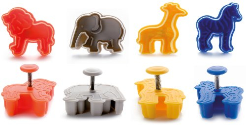 Ibili Cortapastas con EXPULSOR Safari, Multi-Color, Centimeters