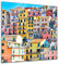 Glasbild Riomaggiore Manarola Italien - 30x30 - Deko Glas - Wandbild aus Glas - Bild auf Glas - Moderne Glasbilder - Glasfoto - Echtglas - kein Acryl - Handmade