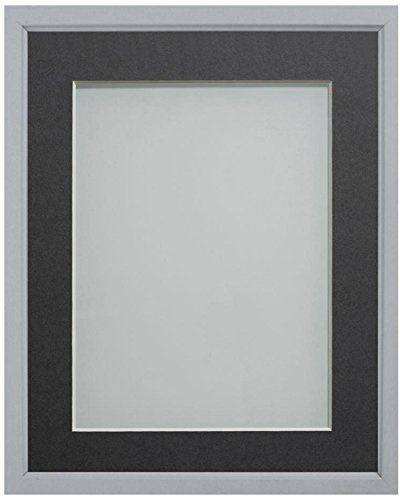 Frame Company Drayton Range 5x5-inch Grey Picture Photo Frame with Mount For Image Size 3.5x3.5-inch