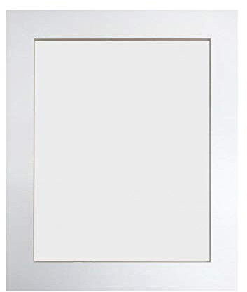 FRAMES BY POST Metro White Picture Photo Frame Plastic Glass 50 cm x 70 cm