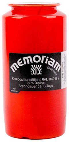 Kompositionsöllicht Nr. 73 Memoriam (20 Stück) - rot
