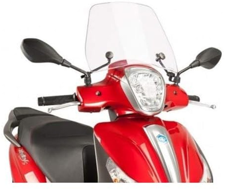 Puig 9197W Trafic Rollerscheibe optimierte Aerodynamik, Transparent