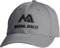 Natural Athlet Herren Basecap - Sport Snapback Cap in grau - Männer Freizeit Kappe verstellbar für Fitness, Sport, Gym & Training