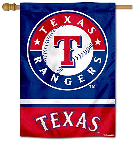 WinCraft Texas Rangers Double Sided House Flag