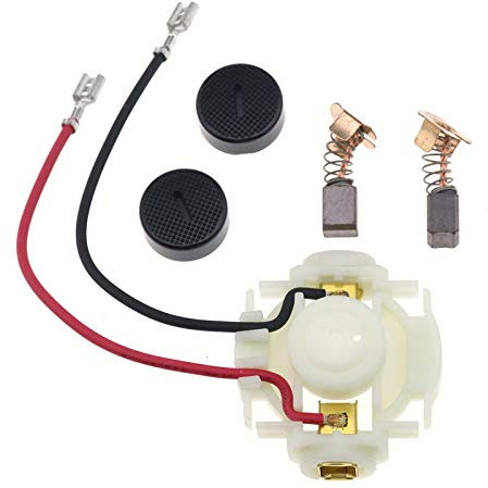 2er Kohlebürsten CB430 +2 Kappen +1 Kohlebürstenhalter 1 Paar Set
