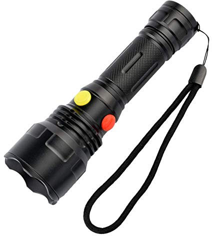 4 Color in 1 Outdoor Flashlight with Red Green White Yellow Light, BESTSUN Multiple Color Flashlights Road Signal Torch for Night Vision, Camping, Hiking, Fishing