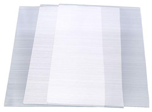DKIEI 6 PCS Roofing Sheets Polycarbonate Sheets Greenhouse Polycarbonate Sheets for Greenhouse Canopy Carport Stadiums Bus Shelters Replacement Panels