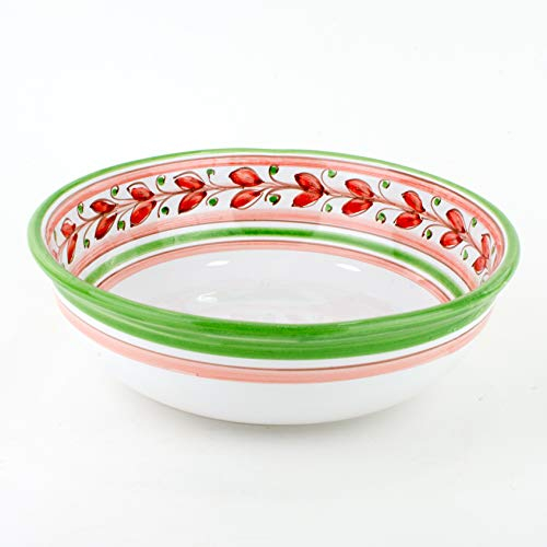 CEAR ceramiche - Ciotola insalatiera siciliana in ceramica di Caltagirone decorata a mano