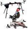 Excel 10 Compound Sliding Mitre Saw 2000W Double Bevel 240v - Sliding Compound Woodworking Chop Machine, 2000W Motor & Fitted Laser Light, 255mm Sliding Mitre Saw, 240V/2000W Mitre Saw