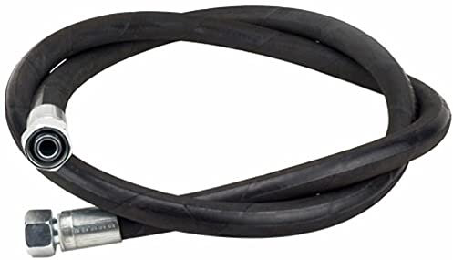 Flexible hydraulique 2SN 1/4 avec raccords droits L 800