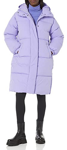 Amazon Essentials Doudoune Longue Surdimensionnée À Capuche (Disponible en Grande Taille) Femme, Violet, XXL