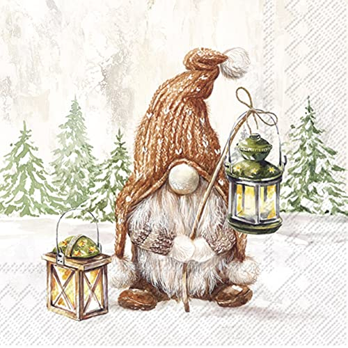 IHR Ideal Home Range - Papierservietten FIETE 20 St. Cocktail-Servietten 25 cm x 25 cm