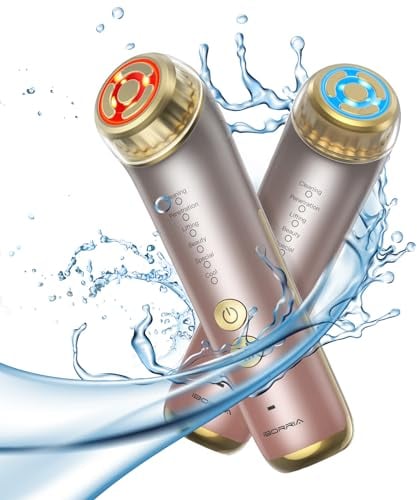 IBORRIA LED Therapy Wand, Facial Radio Frequency Device, 6 in-1 High-Frequency EMS Facial Device with R-F Function, Anti-Aging Anti-Wrinkle Facial Massager, Deep Cleansing at Home for Skincare