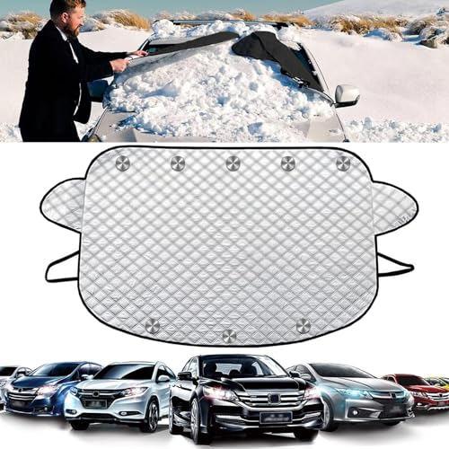 Copertura Parabrezza Auto,Telo Parabrezza Antighiaccio Magnetico Protezione Copri Parabrezza Pieghevole Auto Parabrezza Anteriore Per La Maggior Parte dei Veicoli per Anti-Neve Anti-Gelo 178 * 124CM