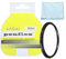 PATIKIL 55mm Filtro, 1 Pz Protezione Filtro SLIM Protezione-UV Fotocamera Obiettivo Filtro Alluminio Ottica Fotocamera Accessori Cristallo Chiaro Fotografie per55mm 30mm Lenti