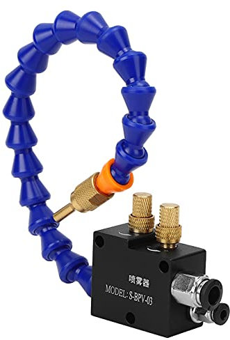 Pulverizador de Lubricante Refrigerante, Sistema de Pulverización para Torno CNC Carrete de Manguera de Jardín Caja de Herramientas Eléctricas Kit de Fresadora Independiente
