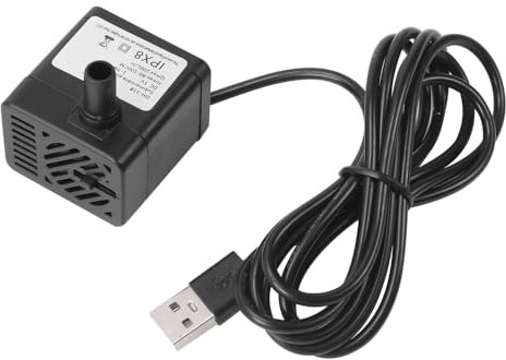 Pompe Eau Submersible,Mini Fontaine Étanche pour Chat,Pompe À Eau Ultra Silencieuse,Pompe de Remplacement pour Petit Étang,Aquarium,Fontaine pour Animaux de Compagnie