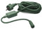 hellum LED-System Profi Lichterkette für Außen verlängerbar Netzkabel mit IP44 Stecker, wetterfest, Länge 500cm, Kabel GRÜN outdoor 151176
