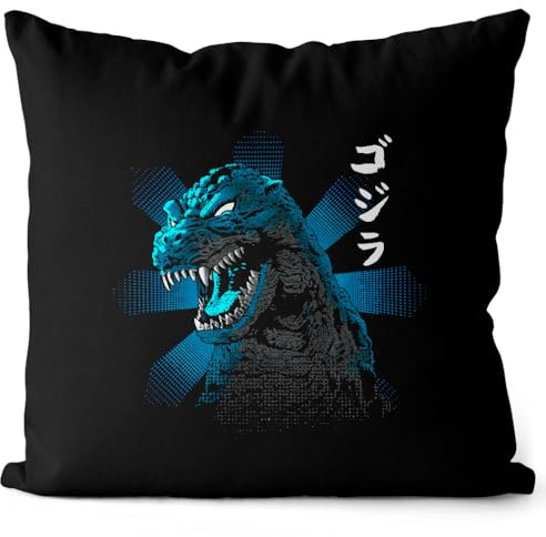 style3 Kaiju God Kissen mit Füllung 40cm Baumwolle Japan Monster Nippon Tokio Tokyo