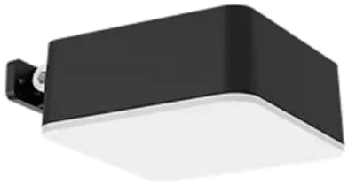 PHILIPS Outdoor Solar Vynce Wandleuchte 1,5W, Tageslichtsensor, eckig, 2700 Kelvin, IP44 wetterfest, schwarz