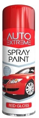 SDMAX All Purpose Red Gloss Spray Paint, Gloss Finish, Suitable for Wood, Metal, Plastic, Glass Surface, Easy and Quick Spraying, for Interior and Exterior Usage, 250ML (1 Pcs)