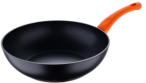 BERGNER Wok 28cm linea Happy in alluminio forgiato antiaderente induzione - Testata e approvata da Gianfranco Vissani
