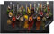 KitchenYeah© Herdabdeckplatte 91.6x52.7 cm Einteilig Ceranfeld Abdeckplatte Küche Deko Ceranfeldabdeckung Herdabdeckung Induktionsmatte Kräuter - Gewürze - Beton - Löffel