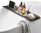 Badewannenablage Acrylglas, Badezimmer Aufbewahrungsbox Badewannentisch Badezimmer Organizer Ablage Tablett Deko Bad, Für Ipad Und Bücher Badewannentablett(Size:70CM,Color:Transparentes Schwarz)