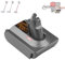 V6 Adapter for DeWalt 20V Lithium Battery to Replace for Dyson V6 Battery, Work for Dyson V6 Vacuum Cleaner V6 Animal Absolute Motorhead SV03 SV04 SV05 SV06 SV07 SV09 DC58 DC59 DC61 DC62 DC72 DC74