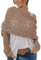 Gestrickte Schal mit Ärmeln Strick, Winter Warm Häkeln Ärmelschal Halstücher Stricken Multifunktionaler Pullover Schal Winterschal Halstuch Einfarbig Wrap Scarf with Sleeves, Ärmelschal Shawl Cape