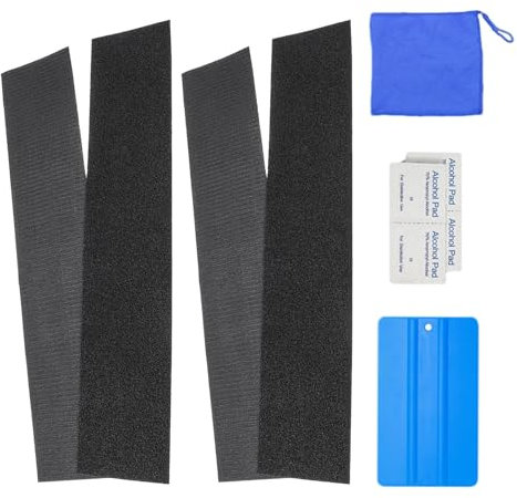 Sirseon Klebeband für Nummernschilder,Doppelseitiges Klebeband für Nummernschilder - Doppelseitiges wetterfestes Klebeband - Nummernschild-Montageband-Set, schneidbares Klebeband für Fahrzeuge