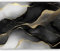 Wallpaper Papier Peint Panoramique Effet d'encre à l'alcool Marbre Peints Intissé Tapisserie Noir Murales Poster 250 x 175 cm