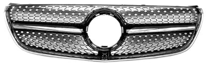 JCVXOELT Rejilla de Parachoques Delantero for Coche, Compatible con Mercedes Benz W447 Clase V V250/V260 2015-2019, Estilo Diamante, Accesorios de Coche.(Black)