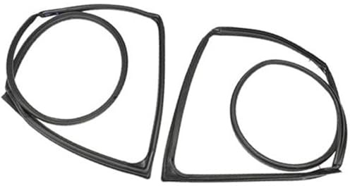 Yurefax Autotürkantenschutz, for Jeep, for Wrangler JK 2007-2018, 2-teilige Vordertürdichtungsverkleidung, Fahrer-/Beifahrerseitentür-Dichtungsleiste 55395274AW 55395275AW Dichtungsstreifen für Autotü
