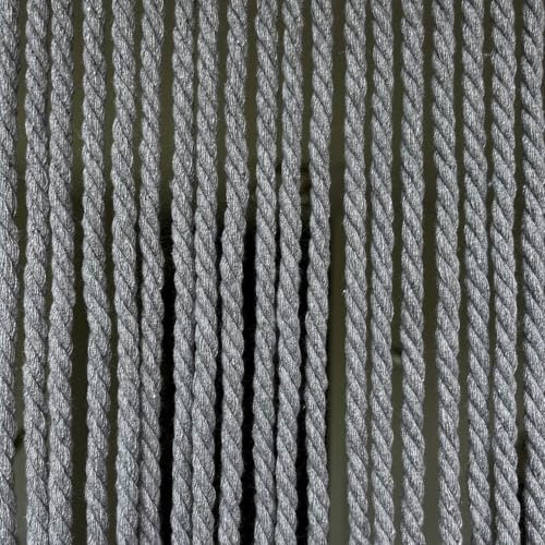 Trente Trentero Rideau de porte 90 x 220 cm - Gris foncé - Protection optimale contre les insectes - Pour l'intimité et la ventilation