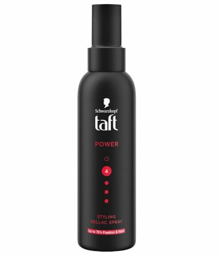 6er Pack - Schwarzkopf Taft Power Styling Gellac Spray Hold 4 Fixierung & Halt – 150ml