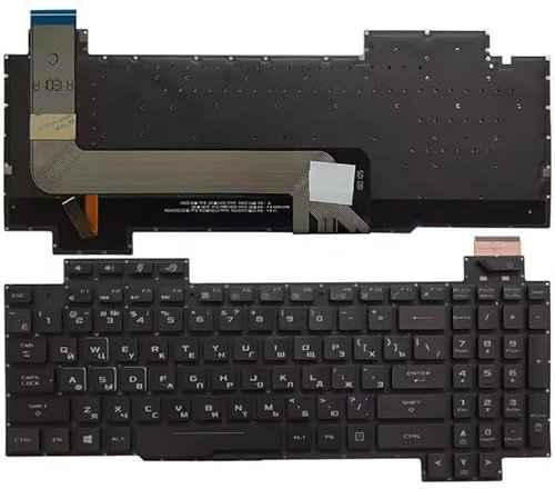 XINDIKBHUB Tastiera UK / con retroilluminato per Asus ROG Strix GL503 GL503V GL503VD GL503VS GL503VM GL703V GL703VD GL703VM GL703GE